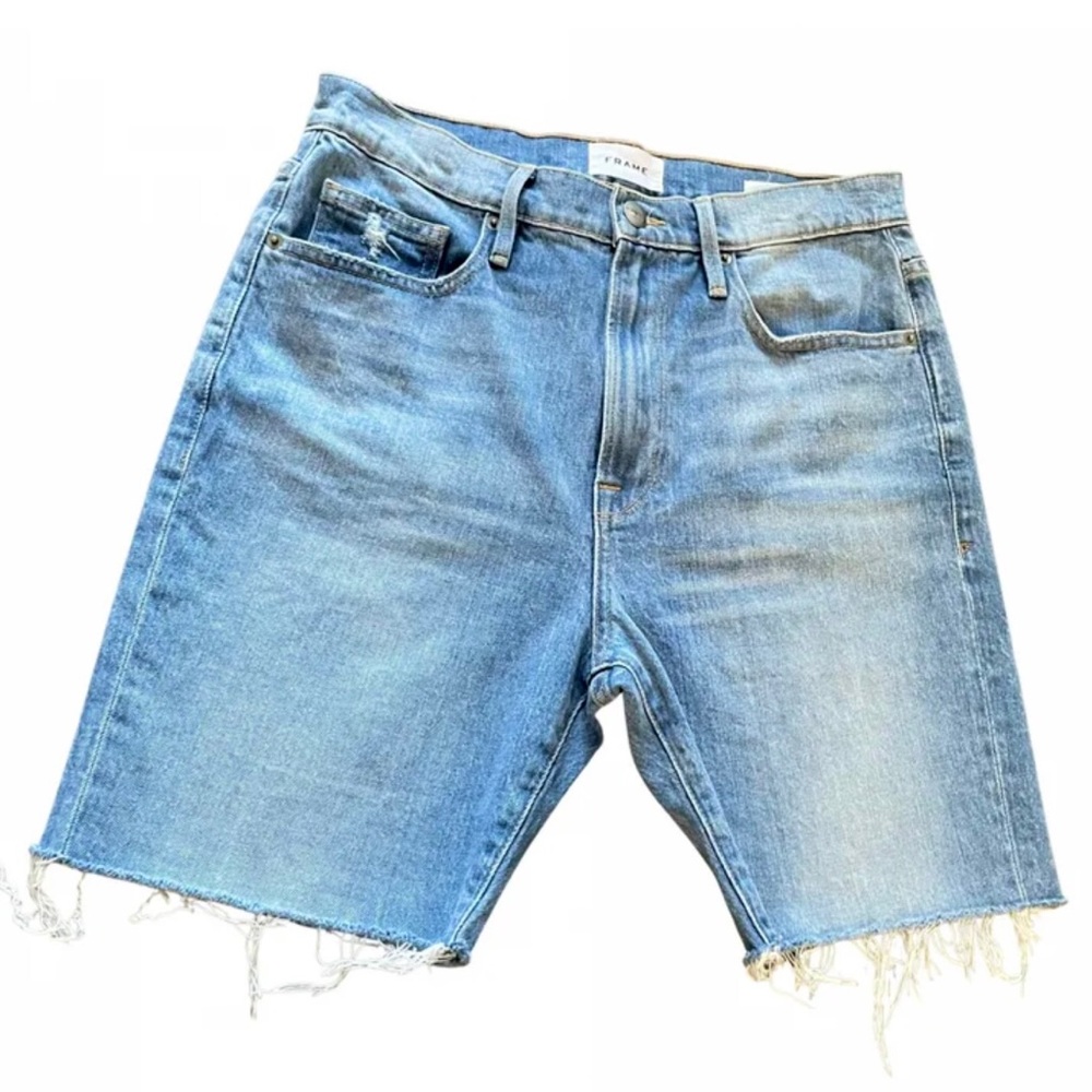 Frame Le Vintage Bermuda Light Wash Size 28